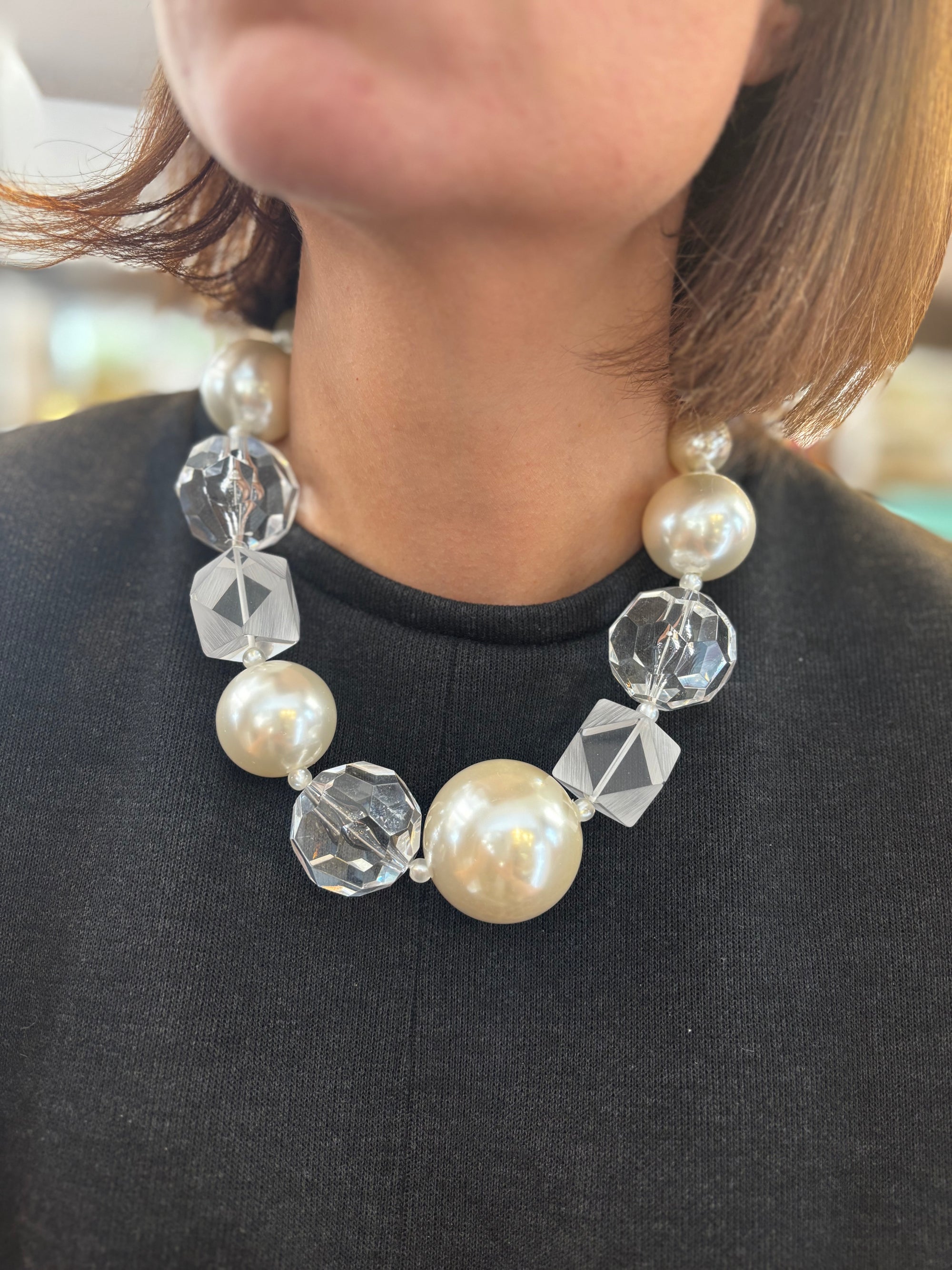 collier perle stylé Francine Bramli