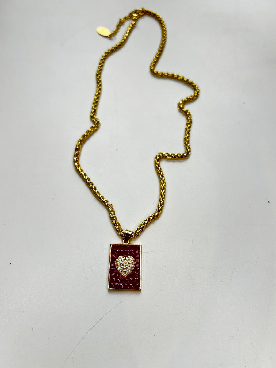 collier grigri coeur Sophie Goetsch