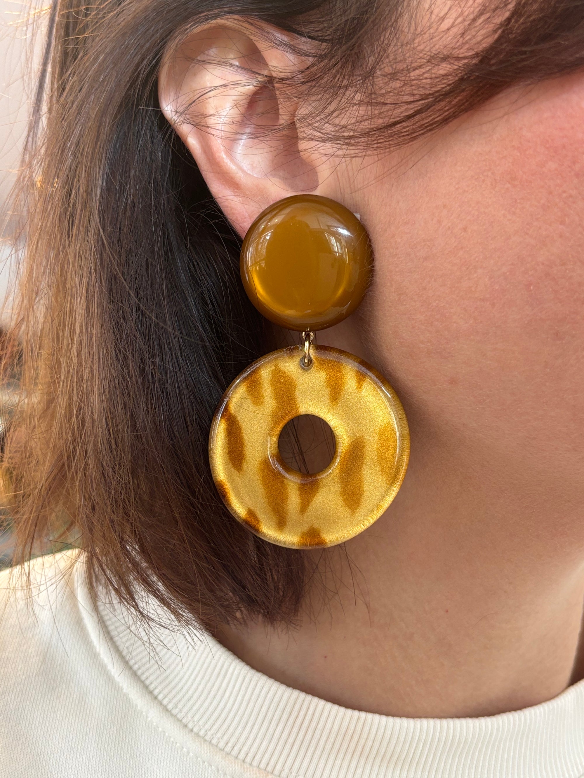 boucles d'oreilles donuts Francine Bramli