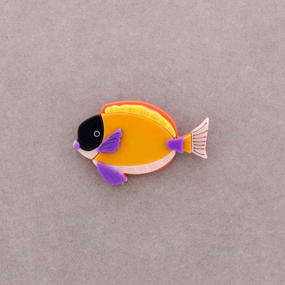 Broche poisson en résine