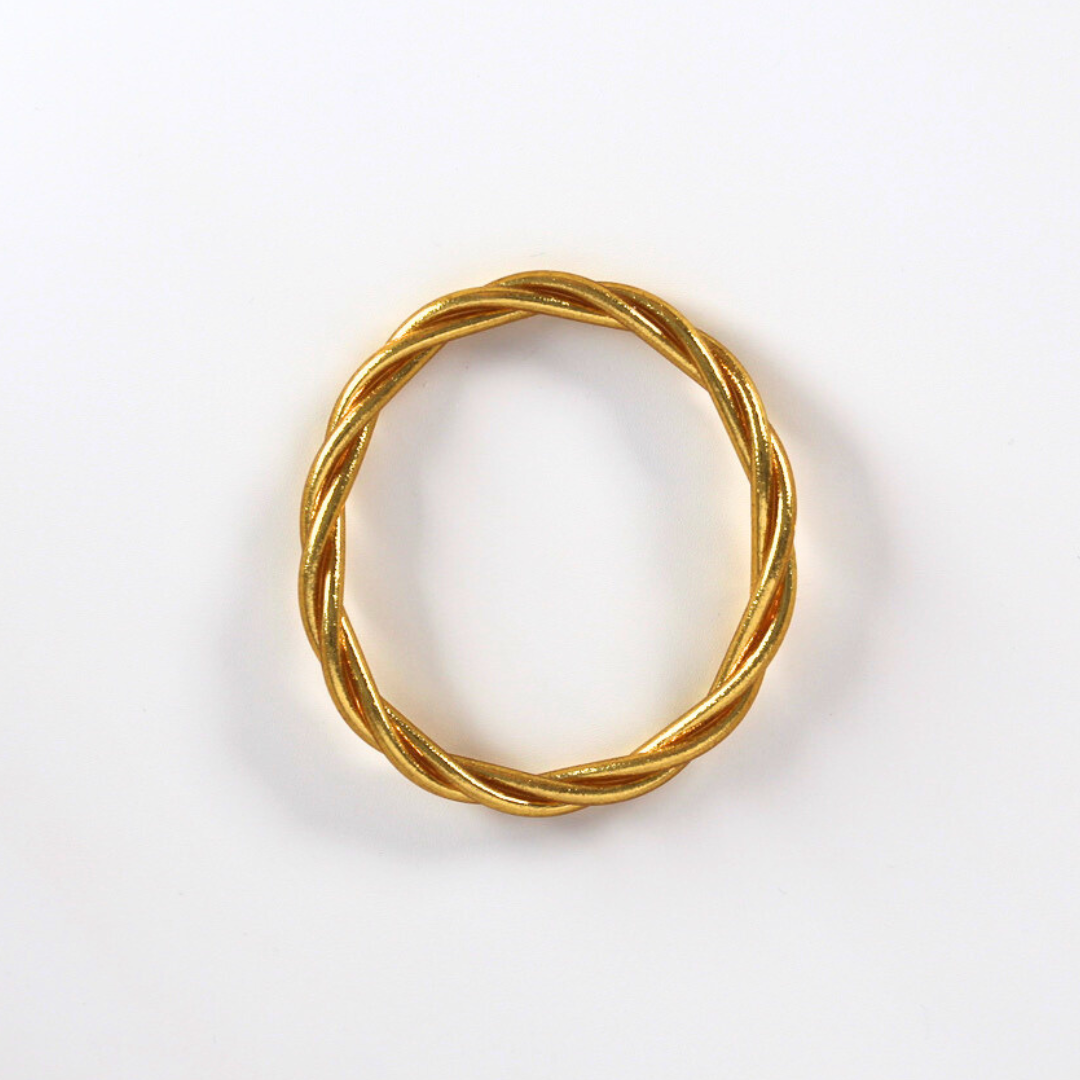 Bracelet Bouddhiste Torsadé Light Gold