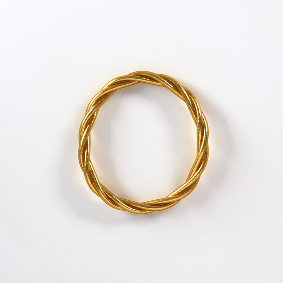Bracelet Bouddhiste Torsadé Light Gold