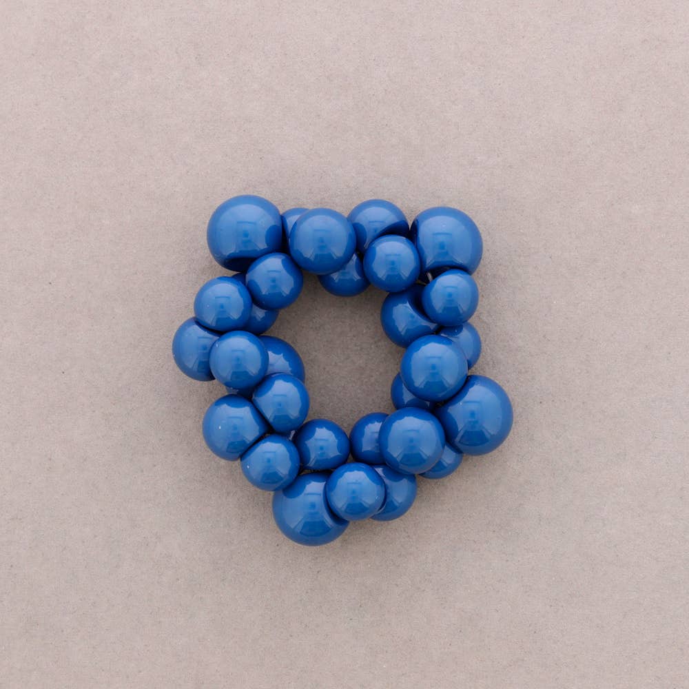 Bracelet Perles Boules Résine