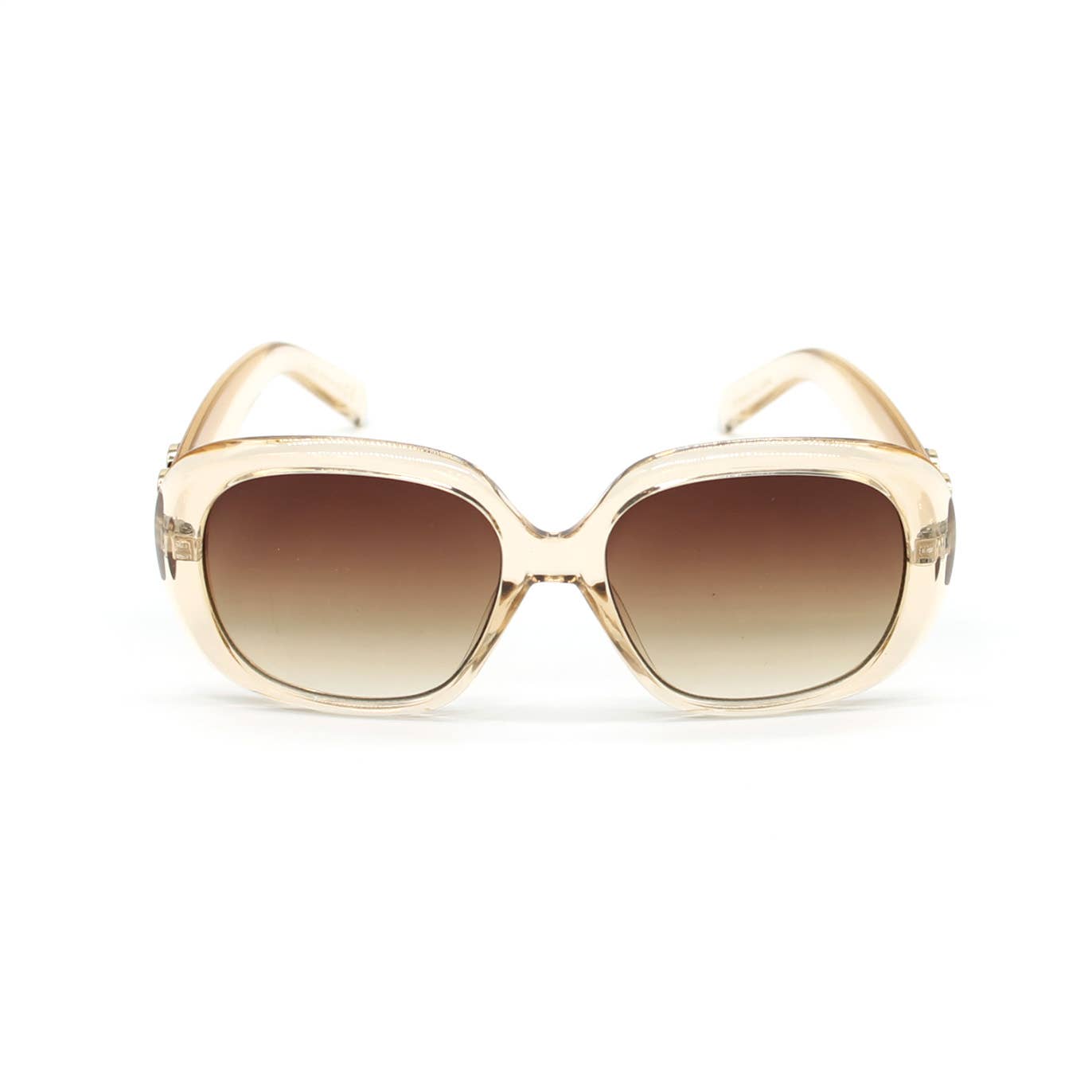 Lunettes de soleil oversize avec détail logo métallique