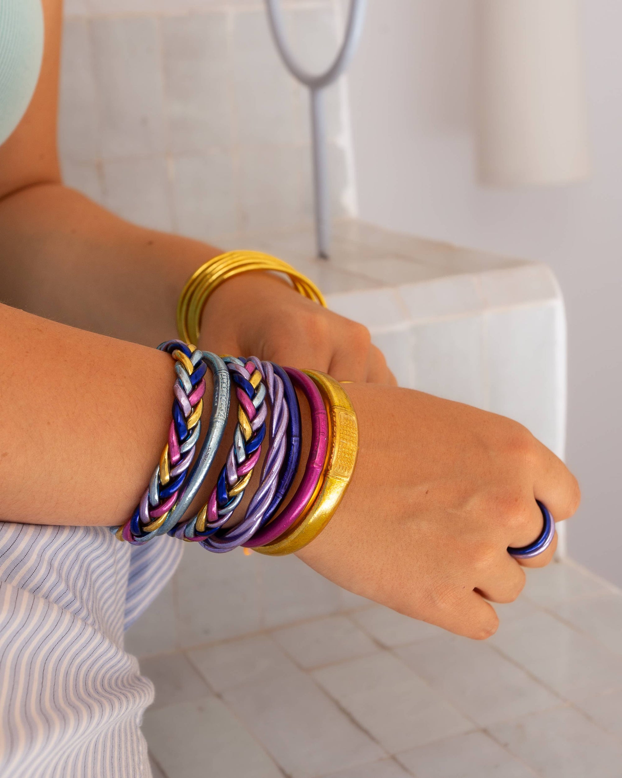 Bracelet Bouddhiste Tressé Boréal