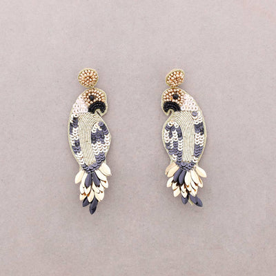 Pendientes Colgante Pájaro Lentejuelas