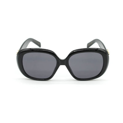 Lunettes de soleil oversize avec détail logo métallique