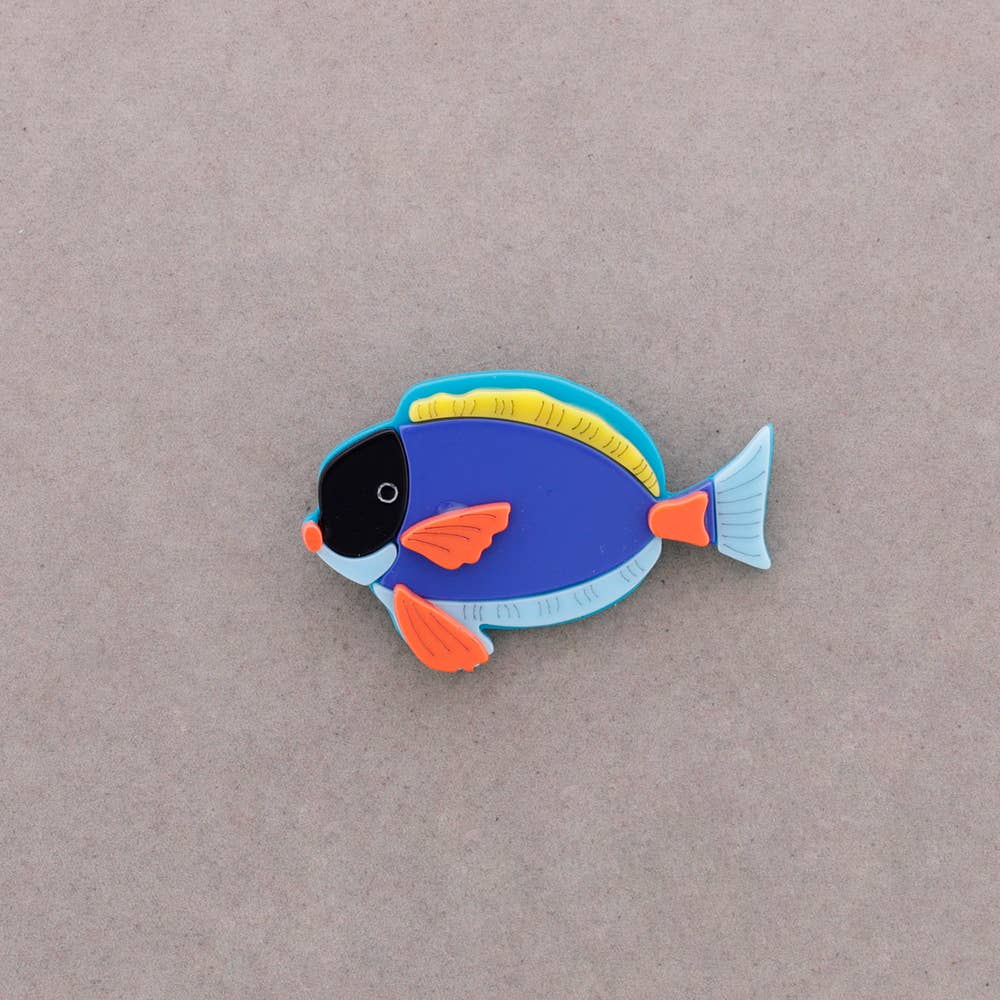 Broche poisson en résine